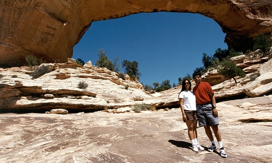 natural_bridges.jpg - Natural Bridges NP - Utah - USA - August 1997
