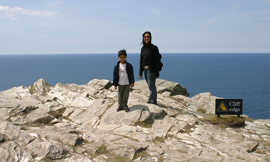 tintagel2.jpg - Tintagel Castle - Cornwall - UK - July 2004
